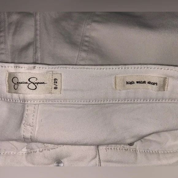 Jessica Simpson high waist white shorts size 8/29 - Picture 4 of 4